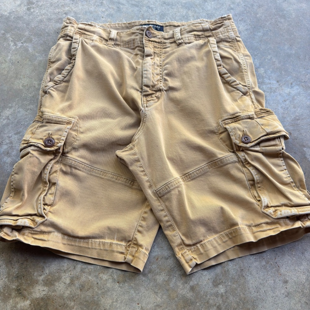 Vintage Y2K Abercrombie & Fitch Paratrooper Cargo Exact Style Tan 34 (j4)